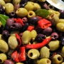Green and Black olives with chillies